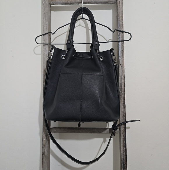 ⭐️40% Off⭐️ Dune London Damzele Day Black Bucket Tote Bag - Picture 16 of 16